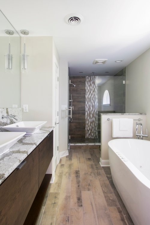 Master Bath with Floor Heating PEWAUKEE, WI