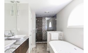 Master Bath with Floor Heating under Tile PEWAUKEE, WI