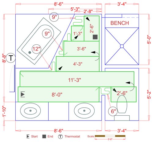 Master Bathroom in North York, ON