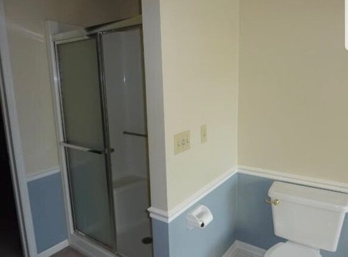 Master bathroom remodel with floor heating cable under tile DES MOINES, IA