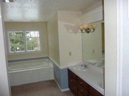 Master bathroom remodel with floor heating cable under tile DES MOINES, IA