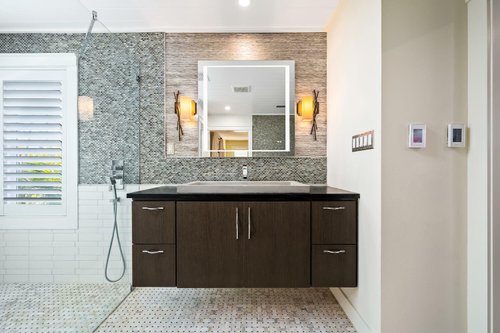 Master Bathroom with Large Walk-in Shower Showcase in Oceanside, CA. 84 ...