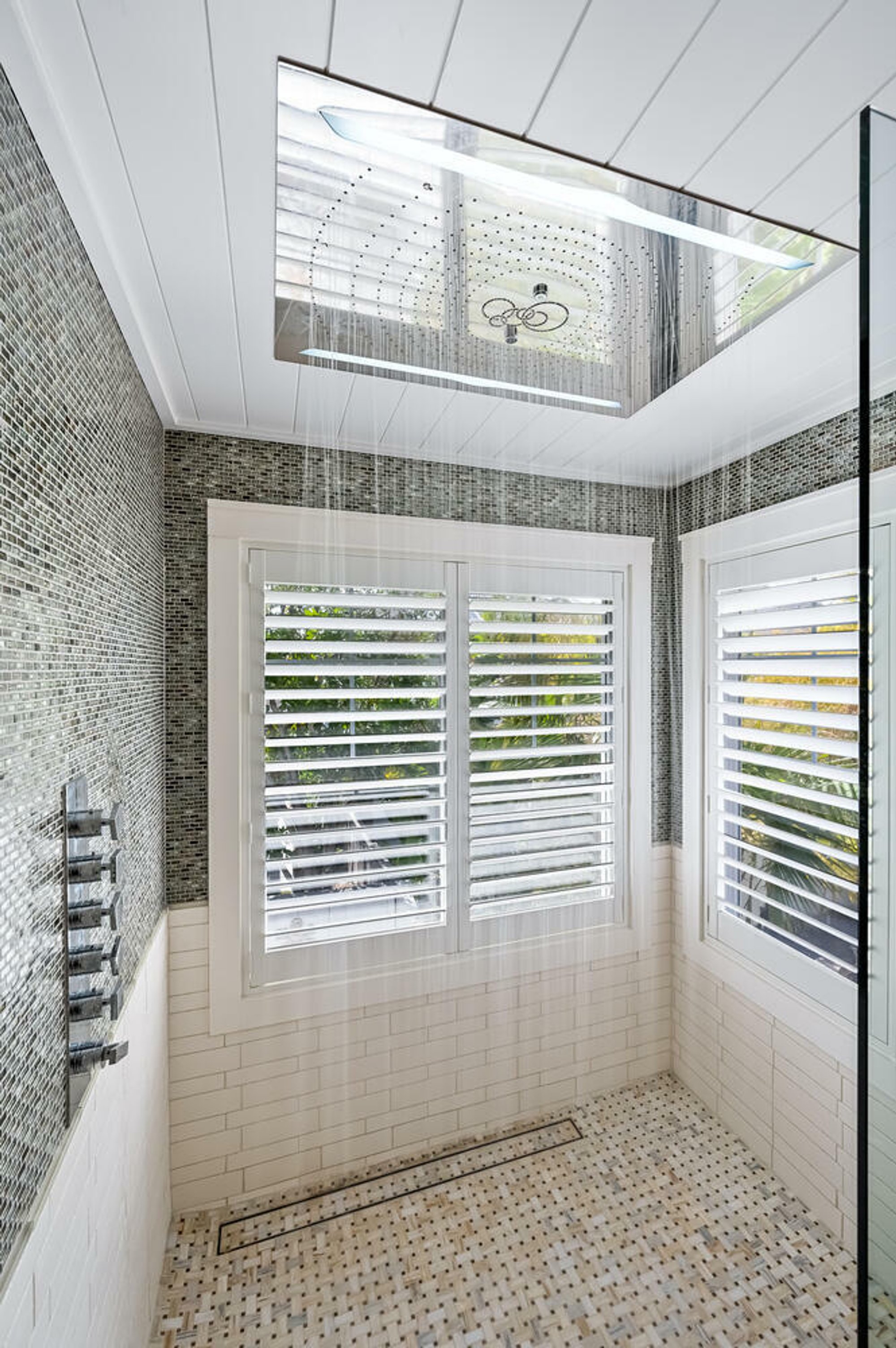 Master Bathroom remodel with floor heating in large shower enclosure