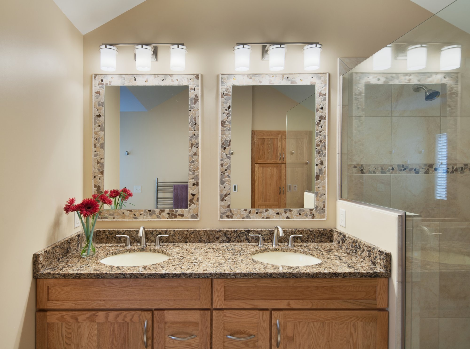 Master bathroom with double vanity ANN ARBOR, MI