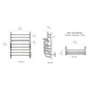Maui Towel Warmer Dimensions