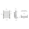 Maui Towel Warmer Dimensions