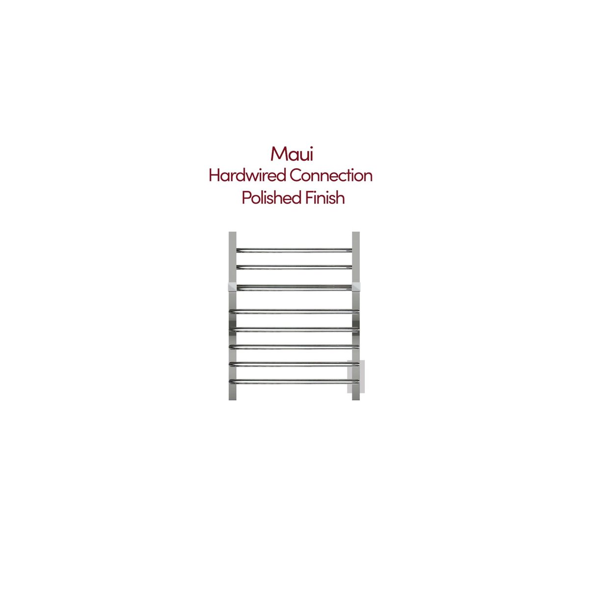Maui Towel Warmer: Luxurious 7-Bar Bathroom Heating Solution