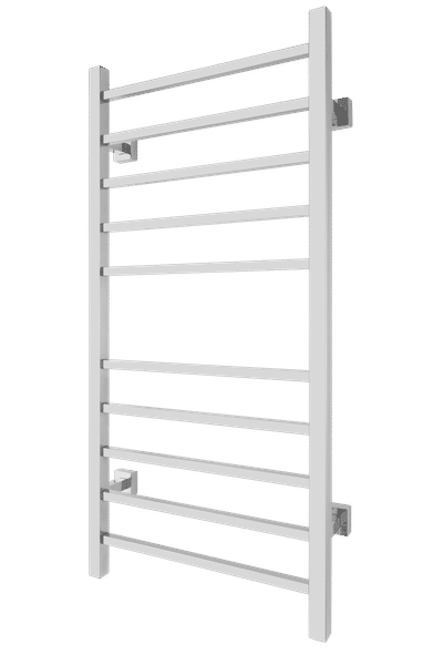 Metropolitan polished stainless steel towel warmer - wall mounted