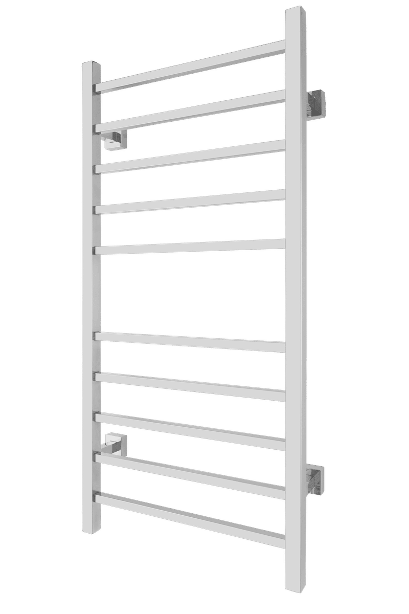 Metropolitan polished stainless steel towel warmer - wall mounted
