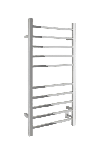 Metropolitan polished stainless steel towel warmer - wall mounted