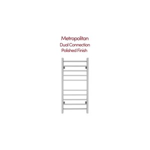 Metropolitan Towel Warmer: Versatile Dual Connection Heating