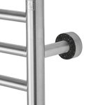 Crystal Accessories brushed stainless steel towel warmer
