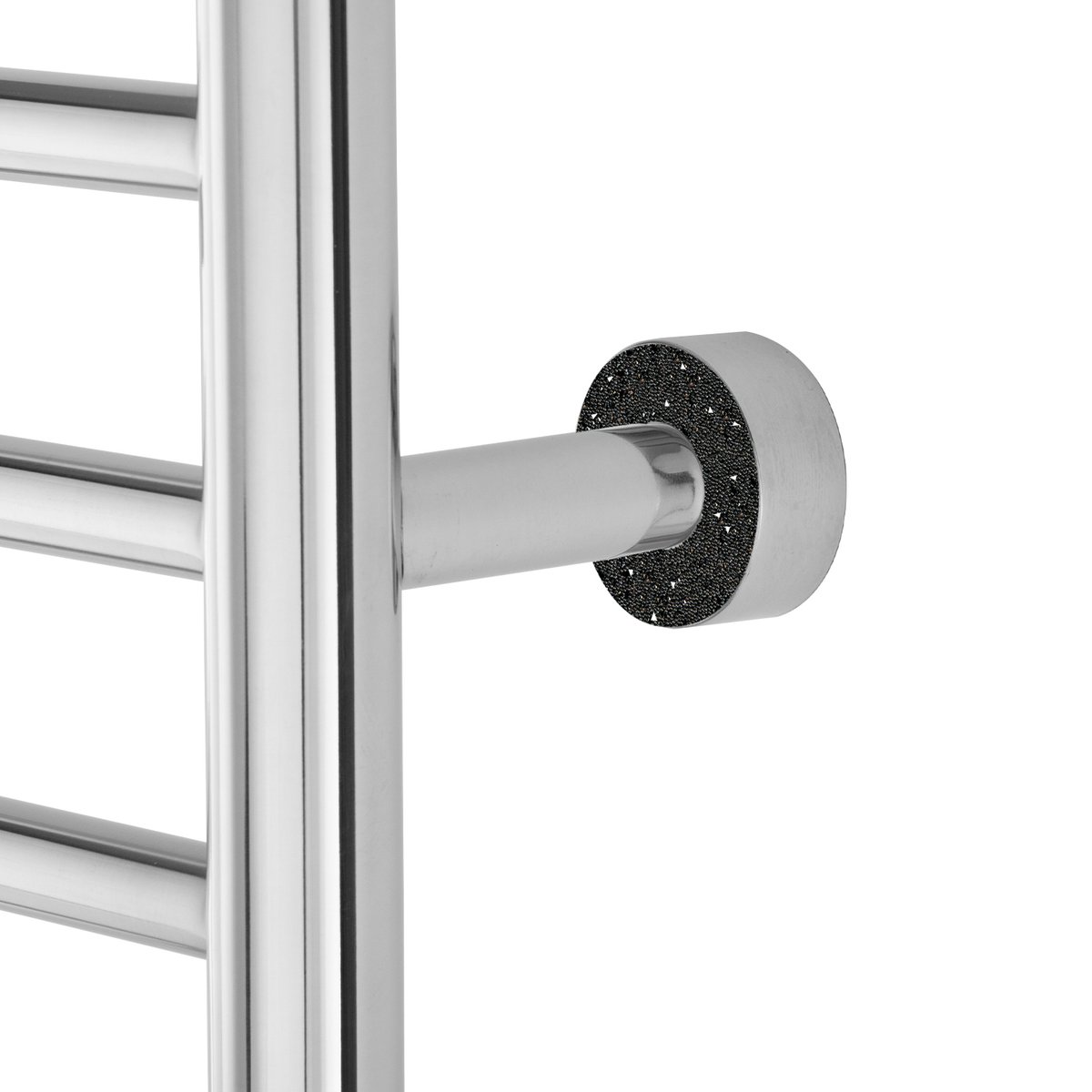 Polished Towel Warmer Midnight Austrian Crystals