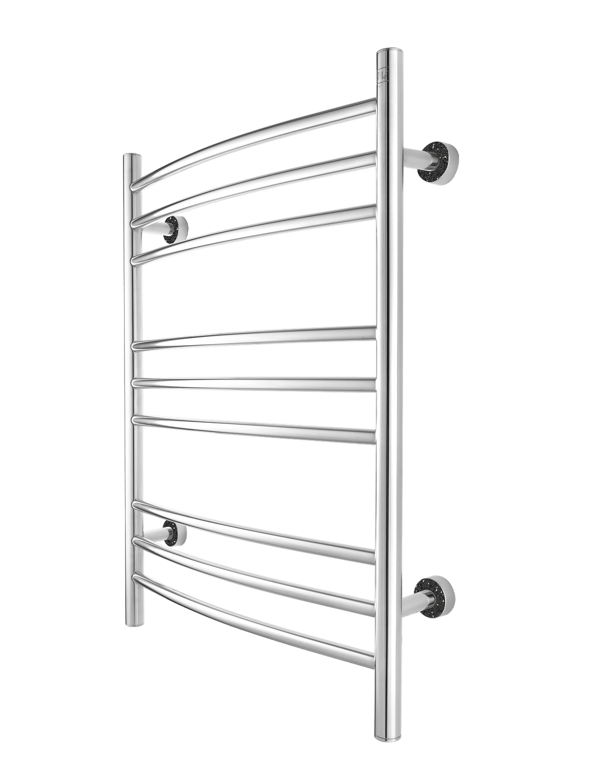 Polished Towel Warmer Midnight Austrian Crystals