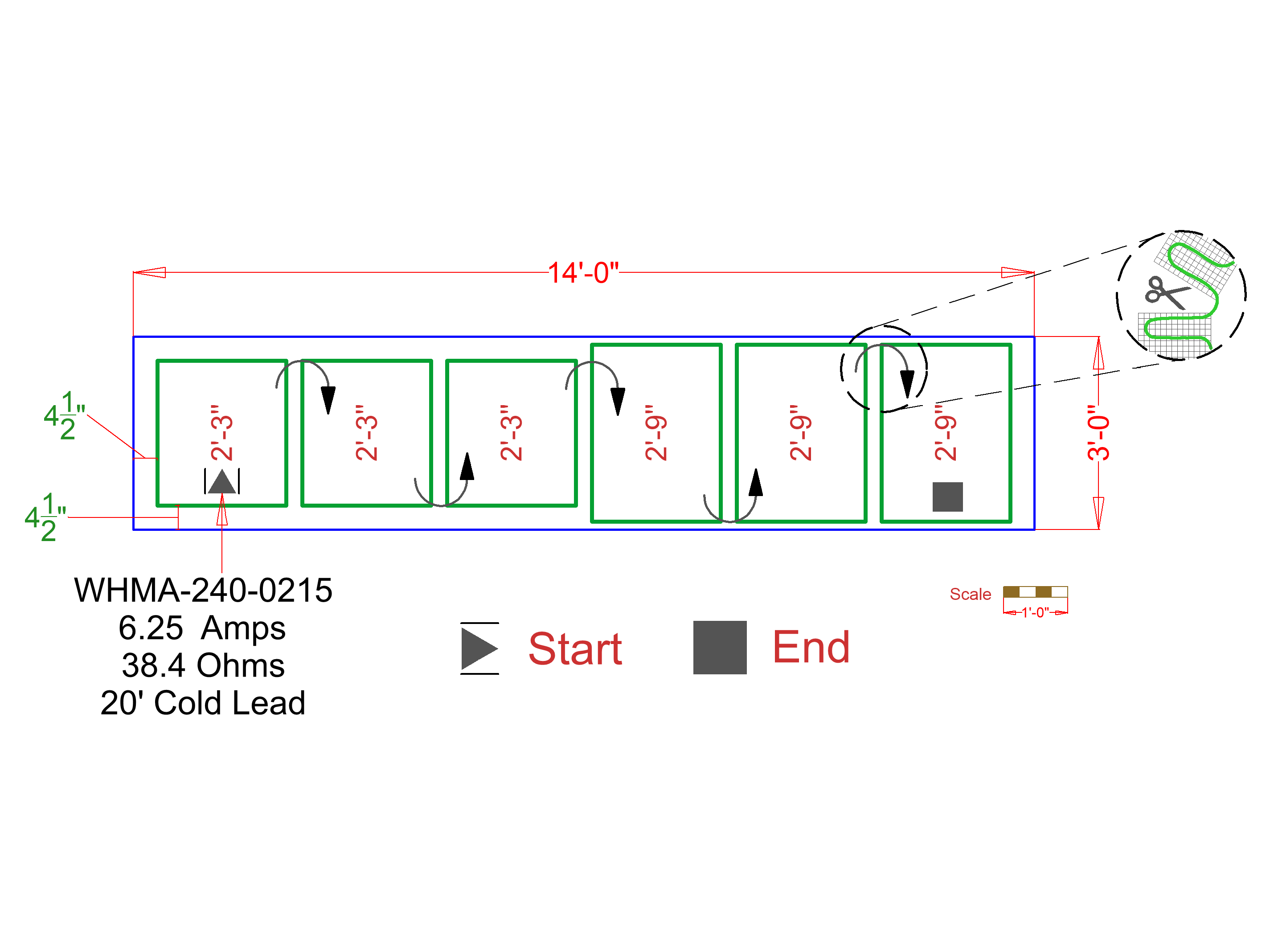 Milwaukee snow melting - walkway