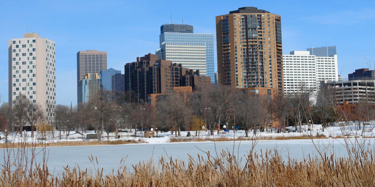 Minneapolis Winter Skyline