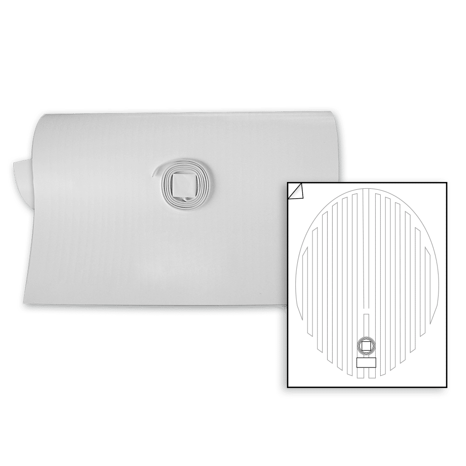 Mirror Defogger 18in x 26in Oval FFM-1826OV