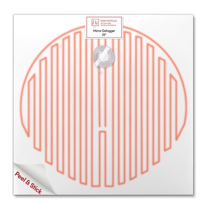 Circular 25ʺ Mirror Defogger