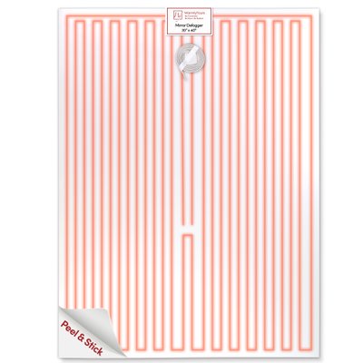 Rectangular 30in x 40in Mirror Defogger
