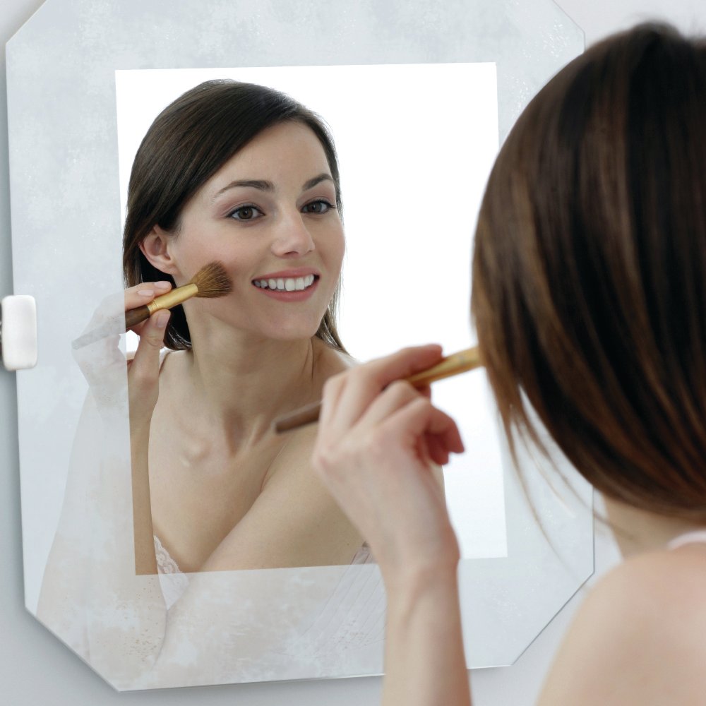 Mirror defoggers add comfort and luxury to a bathroom.