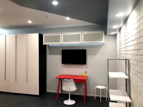 Modern Basement remodel with electric floor heating in WASHINGTON, DC