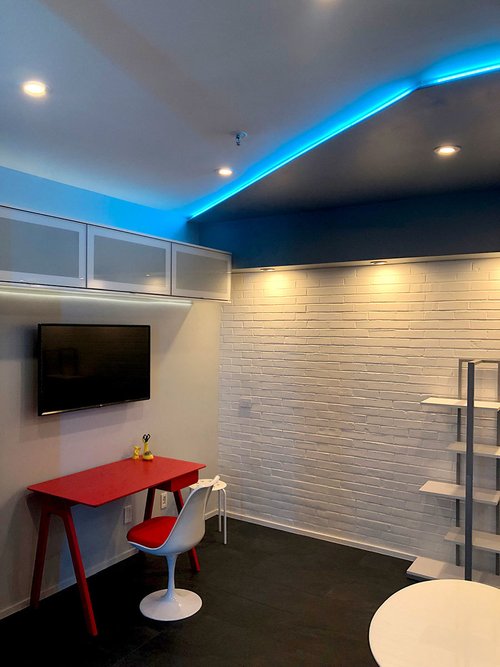 basement with modern features and radiant floor heating in WASHINGTON, DC