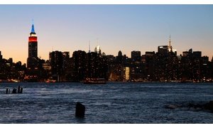 New York City Skyline from a Distance