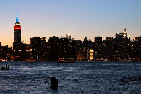 New York City Skyline from a Distance