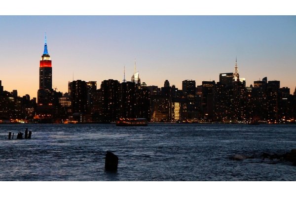 New York City Skyline from a Distance