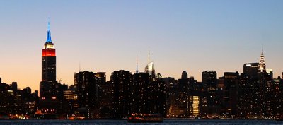 New York City Skyline from Distance-Cropped