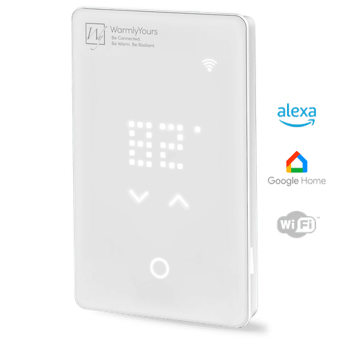 nJoy UWG5 wifi thermostat with Alexa WiFi and Google Home logo