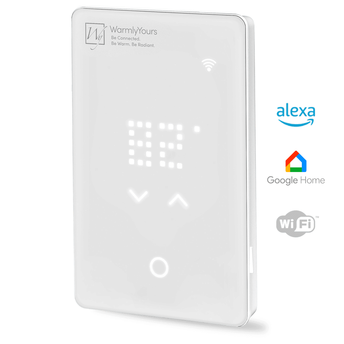 nJoy UWG5 wifi thermostat with Alexa WiFi and Google Home logo