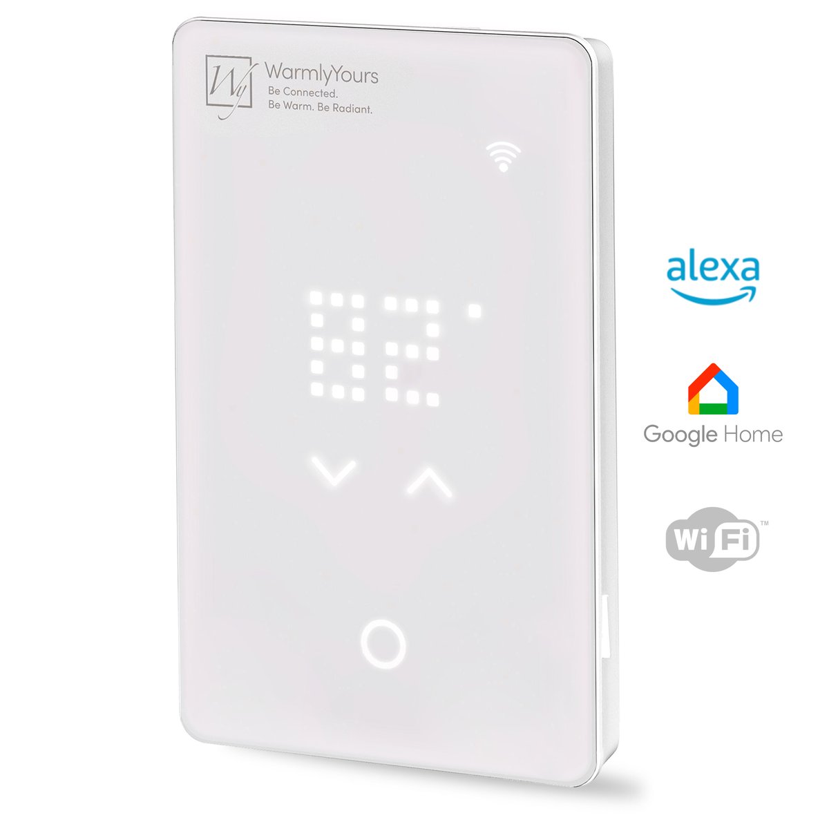 nJoy UWG5 wifi thermostat with Alexa WiFi and Google Home logo