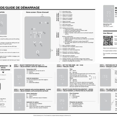 nJoy Startup Guide UWG5-4999-WY (English, French)