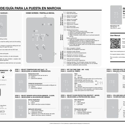 nJoy Startup Guide UWG5-4999-WY (English, Spanish)