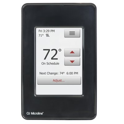 nSpire Touch Programmable Thermostat (Black)