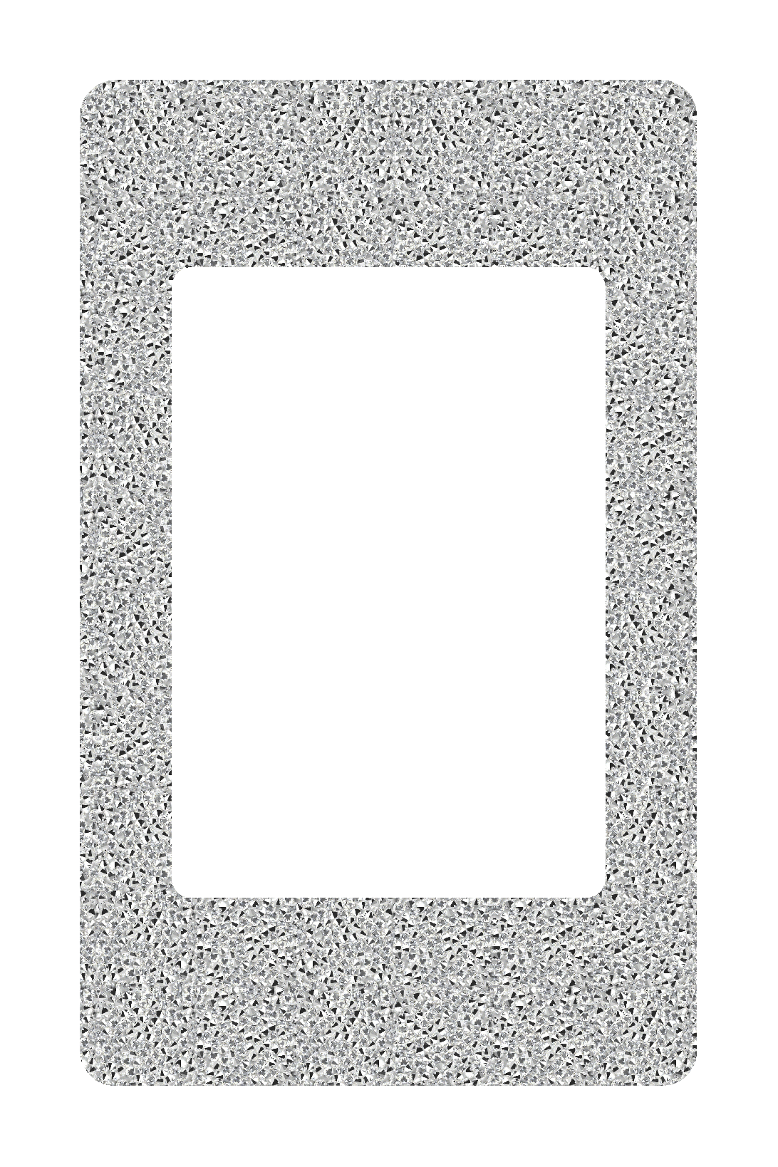 nSpire Touch Programmable Thermostat with Swarovski Crystal - Fine Rocks - Comet Argent Light 