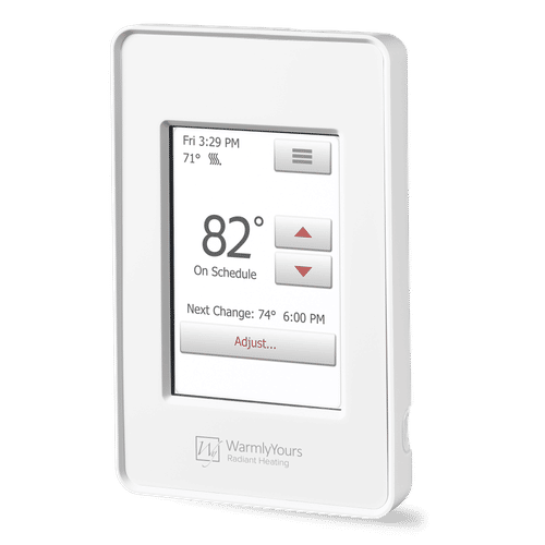 nSpire Touch Thermostat Angle with 82º Image
