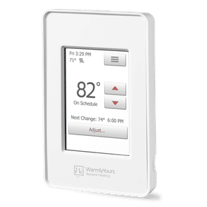 nSpire Touch Thermostat Angle with 82º Image
