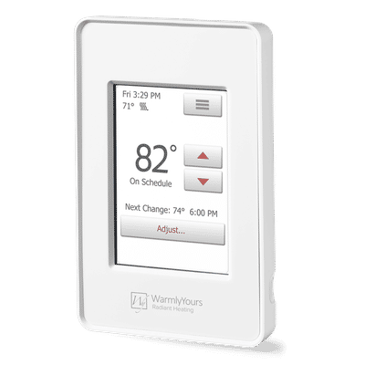 nSpire Touch Thermostat Angle with 82º Image
