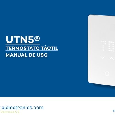 nTrust 2.0 UTN5 Touch Nonprogrammable Thermostat User Manual (Spanish)
