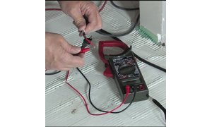 Ohms test for floor heating system