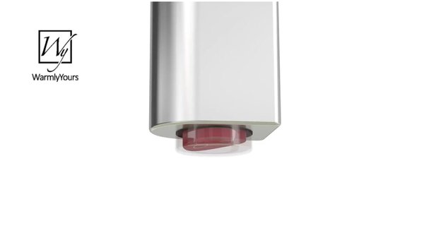 On/Off Switch Riviera Polished Towel Warmer