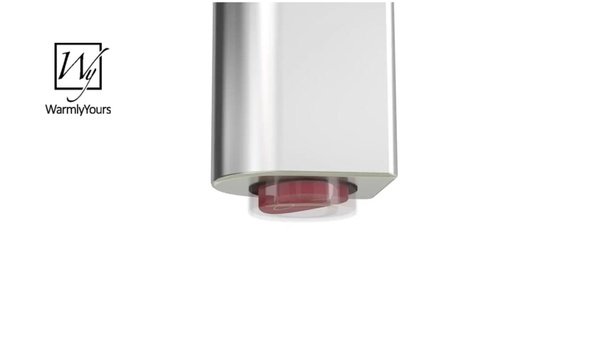 On/Off Switch Riviera Polished Towel Warmer