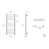 Ontario Towel Warmer Dimensions