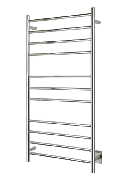 Ontario polished stainless steel towel warmer - wall mounted