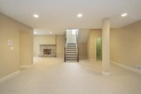 Open Floorplan Carpet Basement