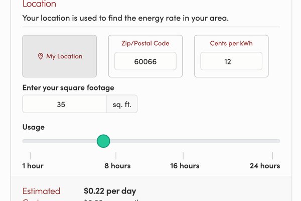 Operating Cost Calculator Tool