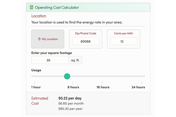 Operating Cost Calculator Tool
