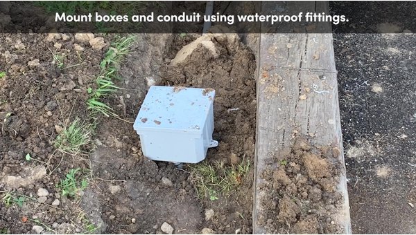 Outdoor Junction Box Installation Overview